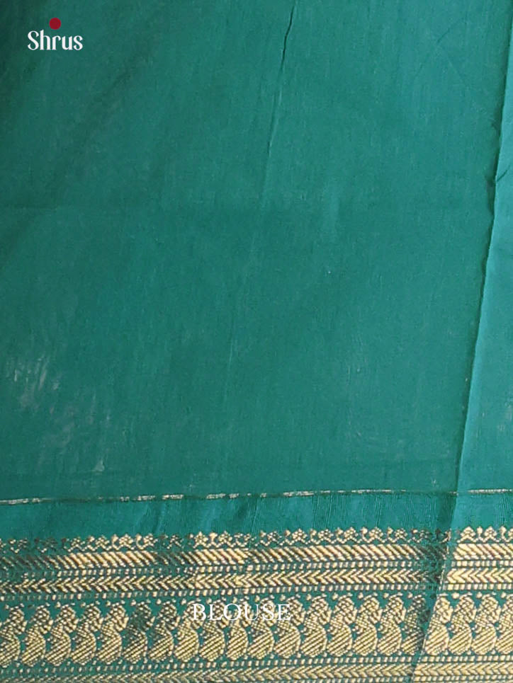 Pink & Green - Kalyani Cotton Saree - Shop on Shrus.com