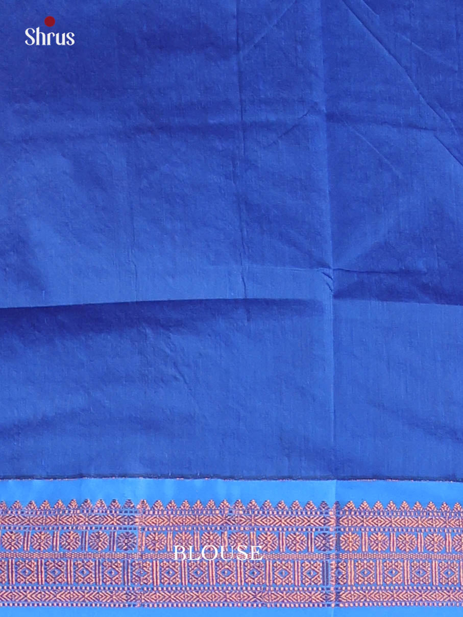 Lite Green & Blue - Kalyani Cotton Saree - Shop on Shrus.com