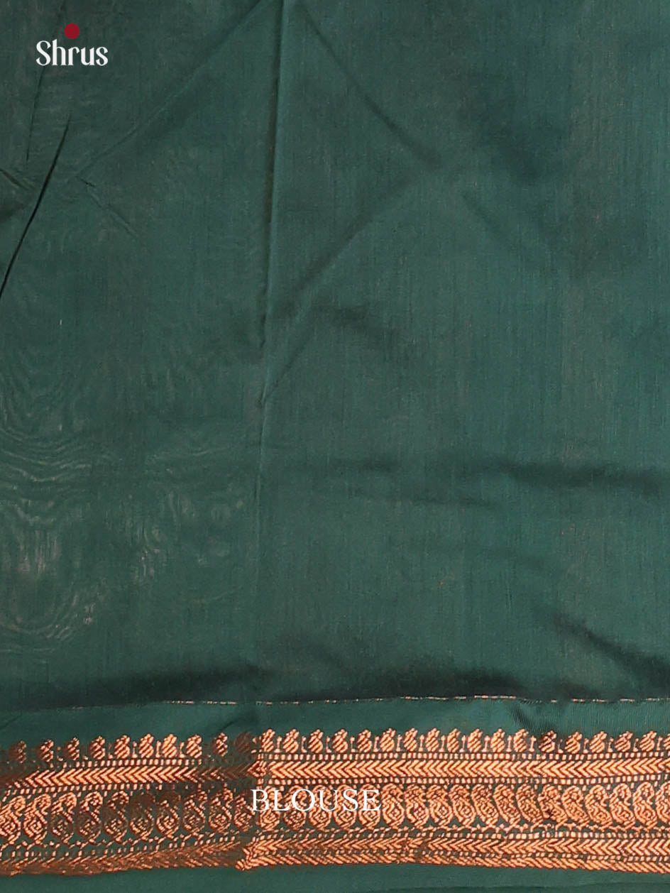 Orange & Green - Kalyani Cotton Saree - Shop on Shrus.com