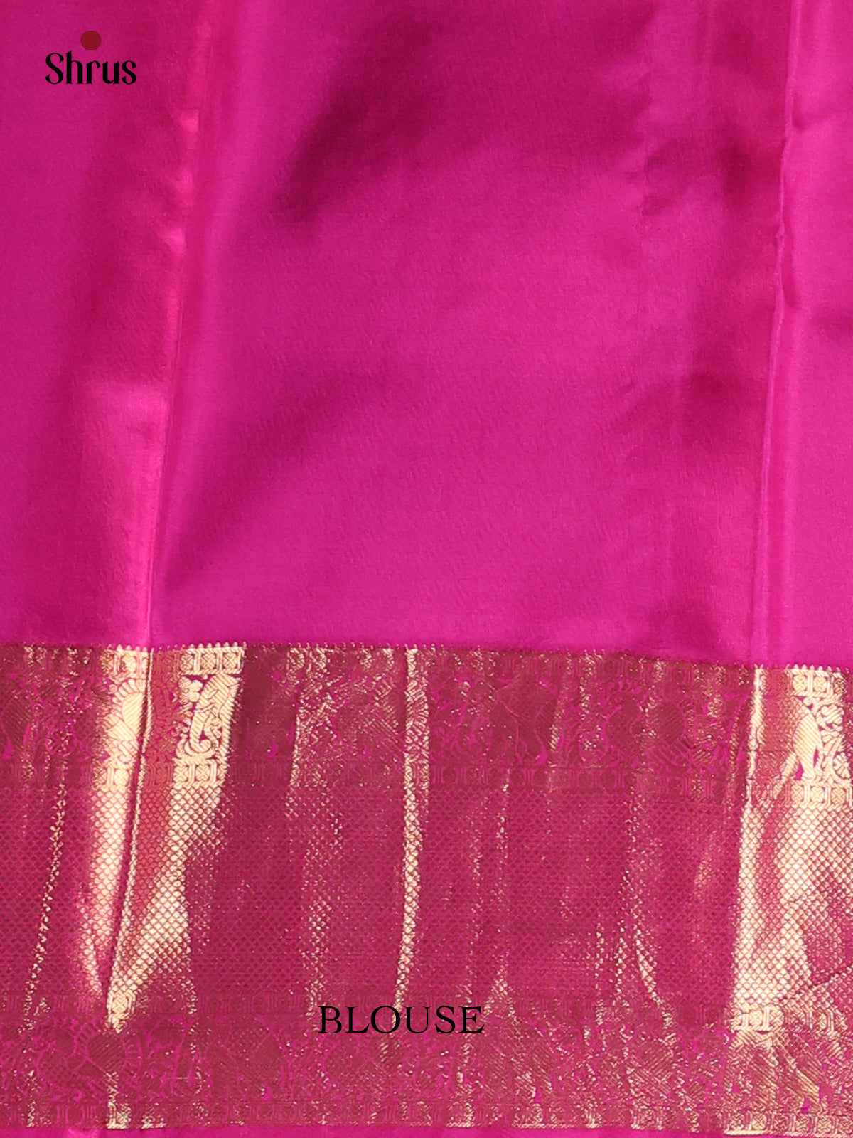 Onion Pink And Pink Kanchipuram silk Saree With Floral Prints - Shop on Shrus.com