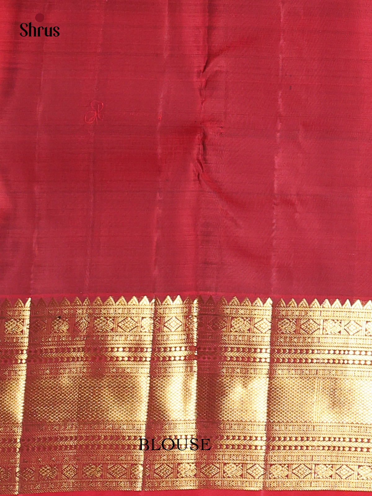 Violet & Maroon- Kanchipuram silk Saree - Shop on Shrus.com