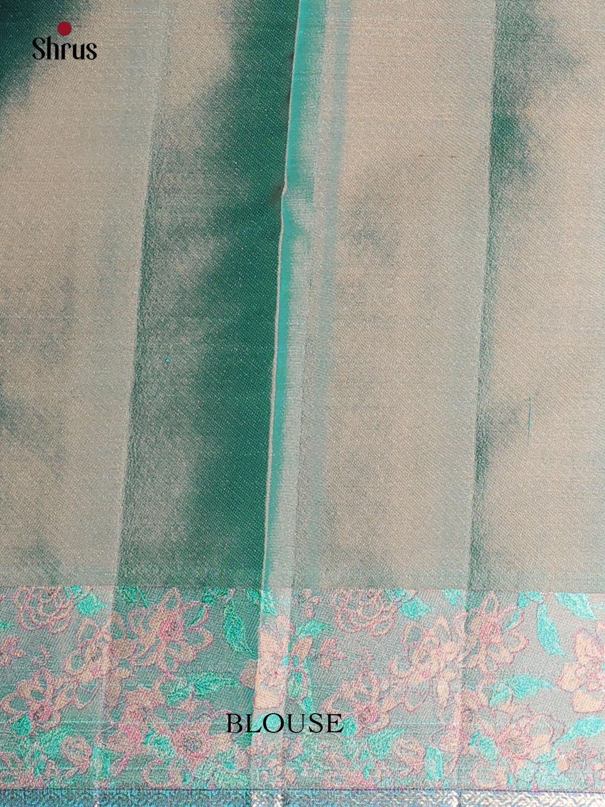 Mehandi Green And Green Kanchipuram silk Saree With Pure Zari woven Brocade-2