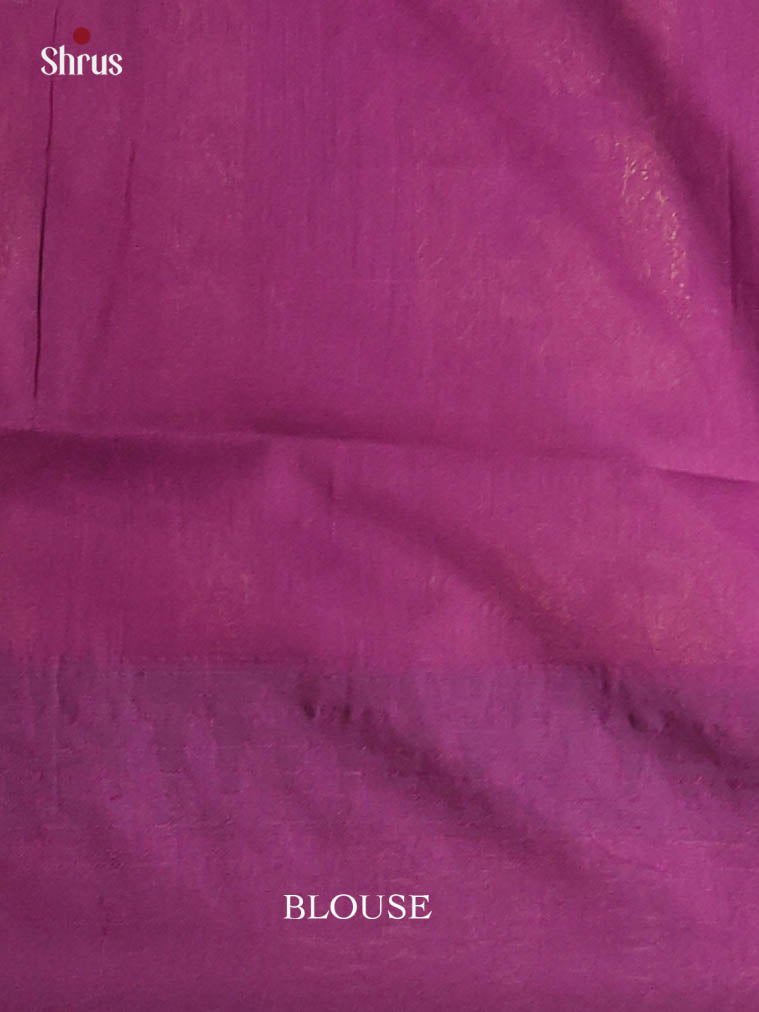 Lite Green & Violet - Kalyani Cotton Saree - Shop on Shrus.com