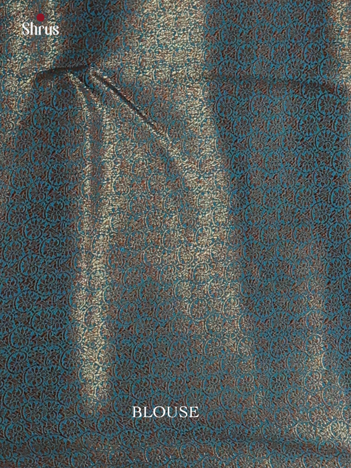 Maroon & Blue - Semi Jute Saree - Shop on Shrus.com