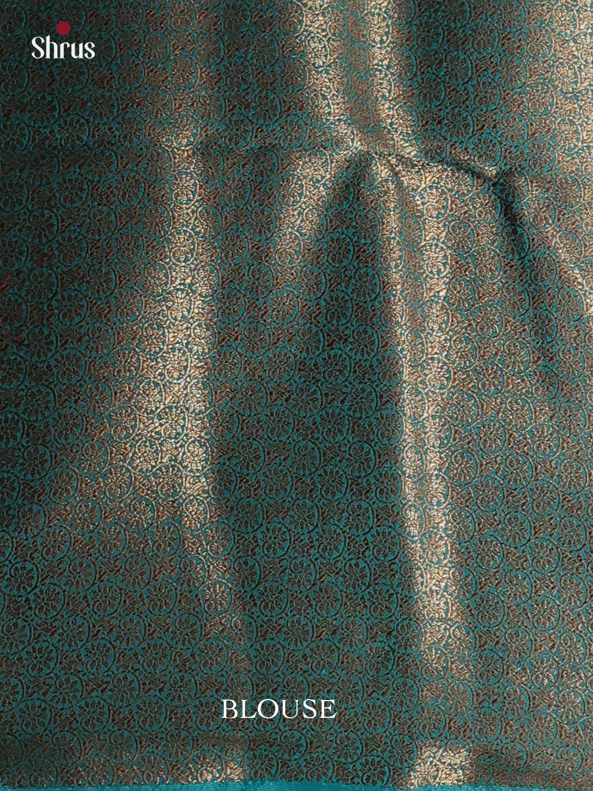 Maroon & Blue- Semi Jute Saree - Shop on Shrus.com