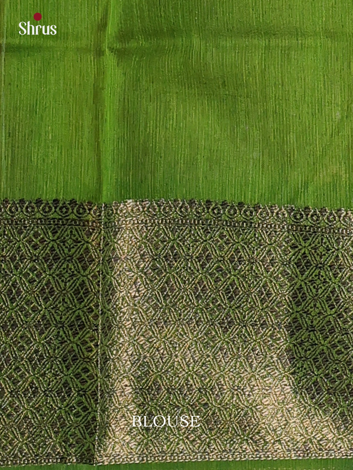 Red & Green - Semi Jute Saree - Shop on Shrus.com