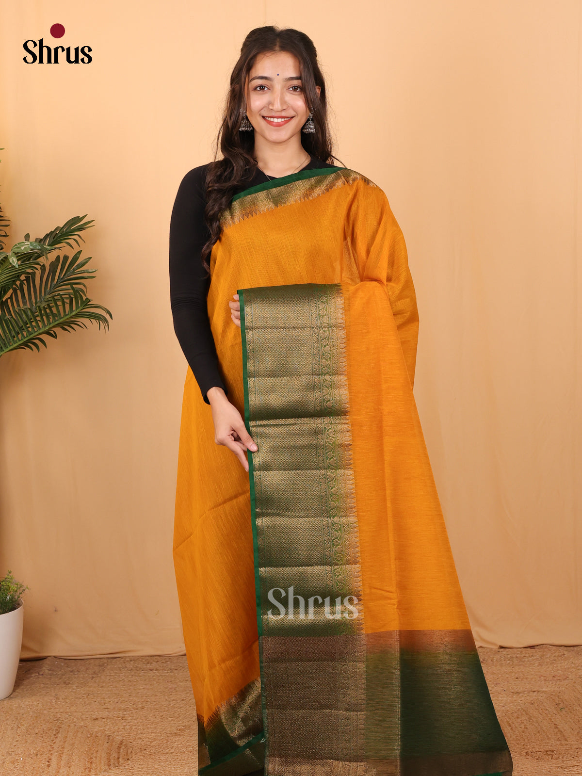 DAS22208 - Semi Jute Saree - Shop on Shrus.com
