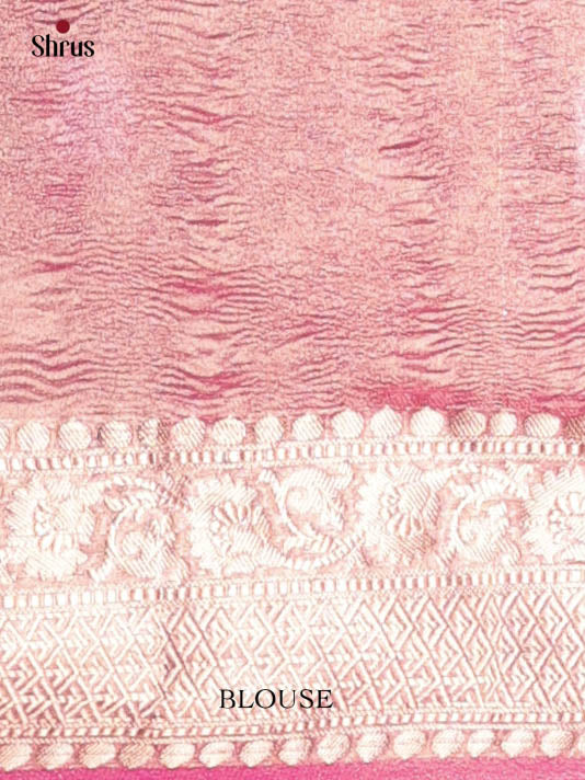 Purple - Bamboo silk Saree - Shop on Shrus.com