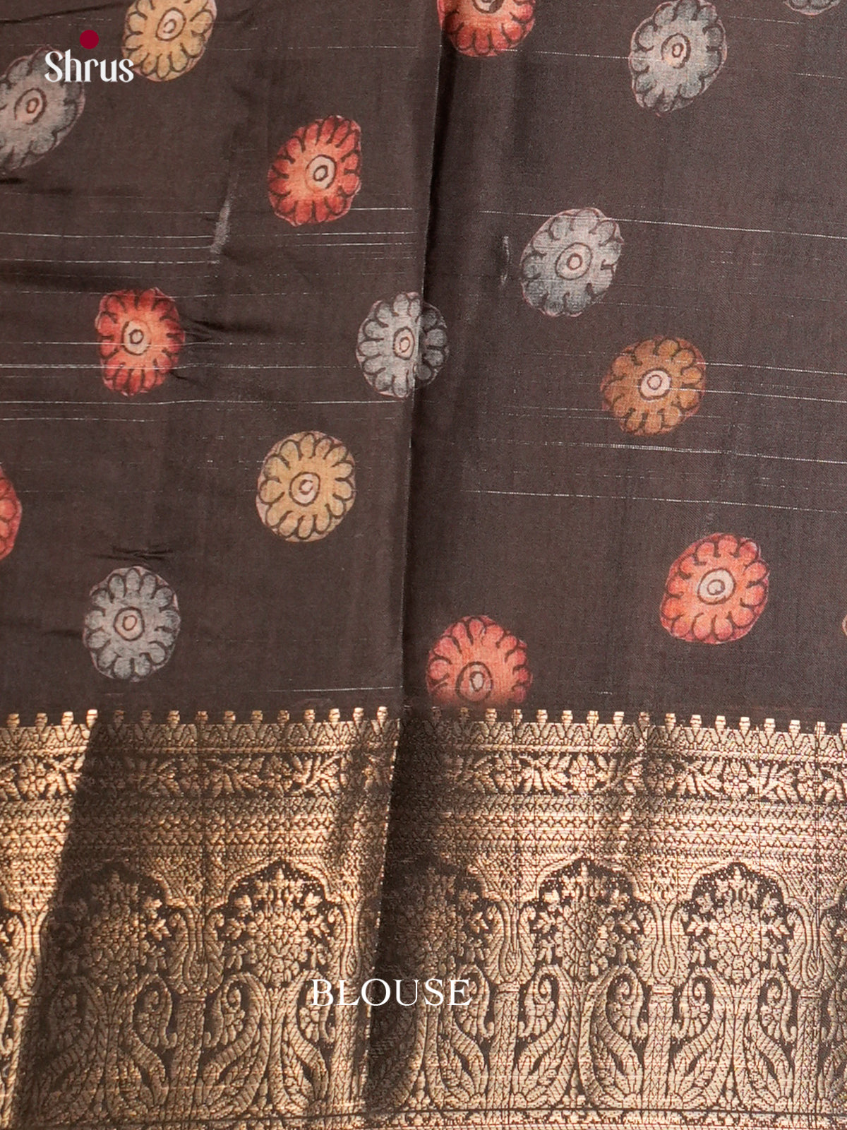 DAS22277 - Chennur-Print Saree - Shop on Shrus.com