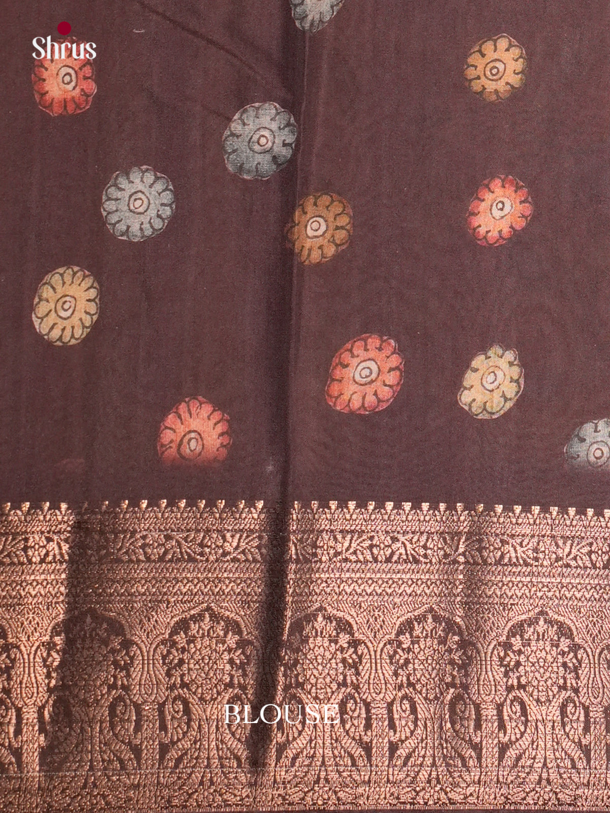 DAS22294 - Chennur-Print Saree - Shop on Shrus.com