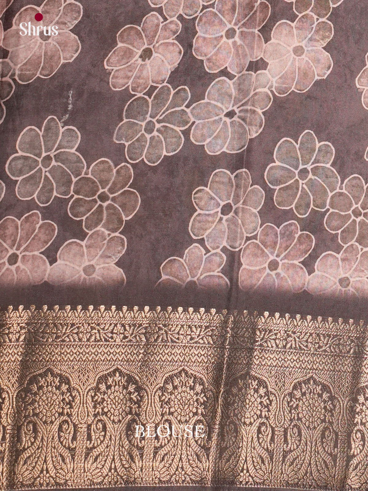 DAS22303 - Chennur-Print Saree - Shop on Shrus.com