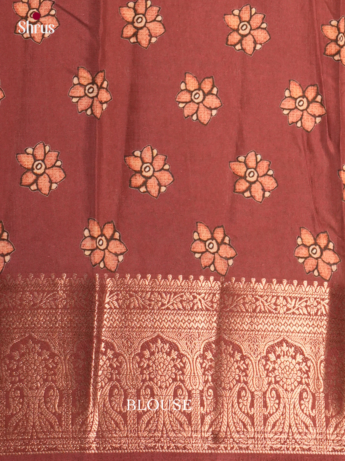DAS22311 - Chennur-Print Saree - Shop on Shrus.com