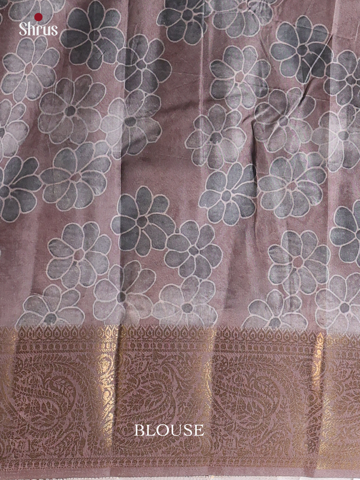 Mild Lavender - Chennur-Print Saree - Shop on Shrus.com