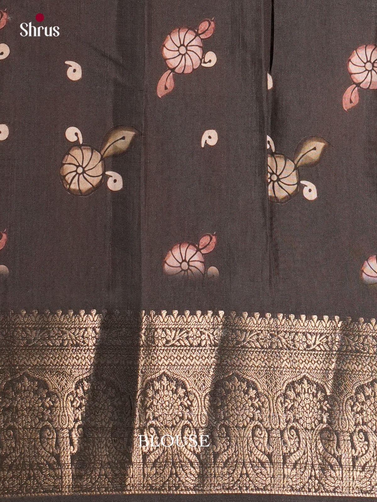 DAS22336 - Chennur-Print Saree - Shop on Shrus.com