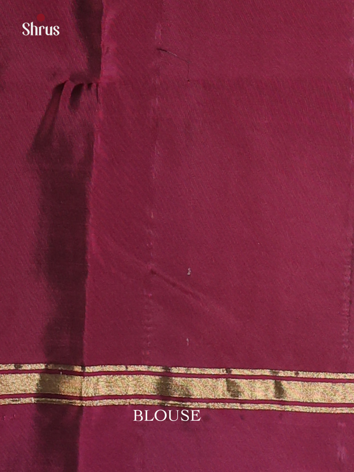 Rust & Maroon - Softsilk-halfpure Saree - Shop on Shrus.com