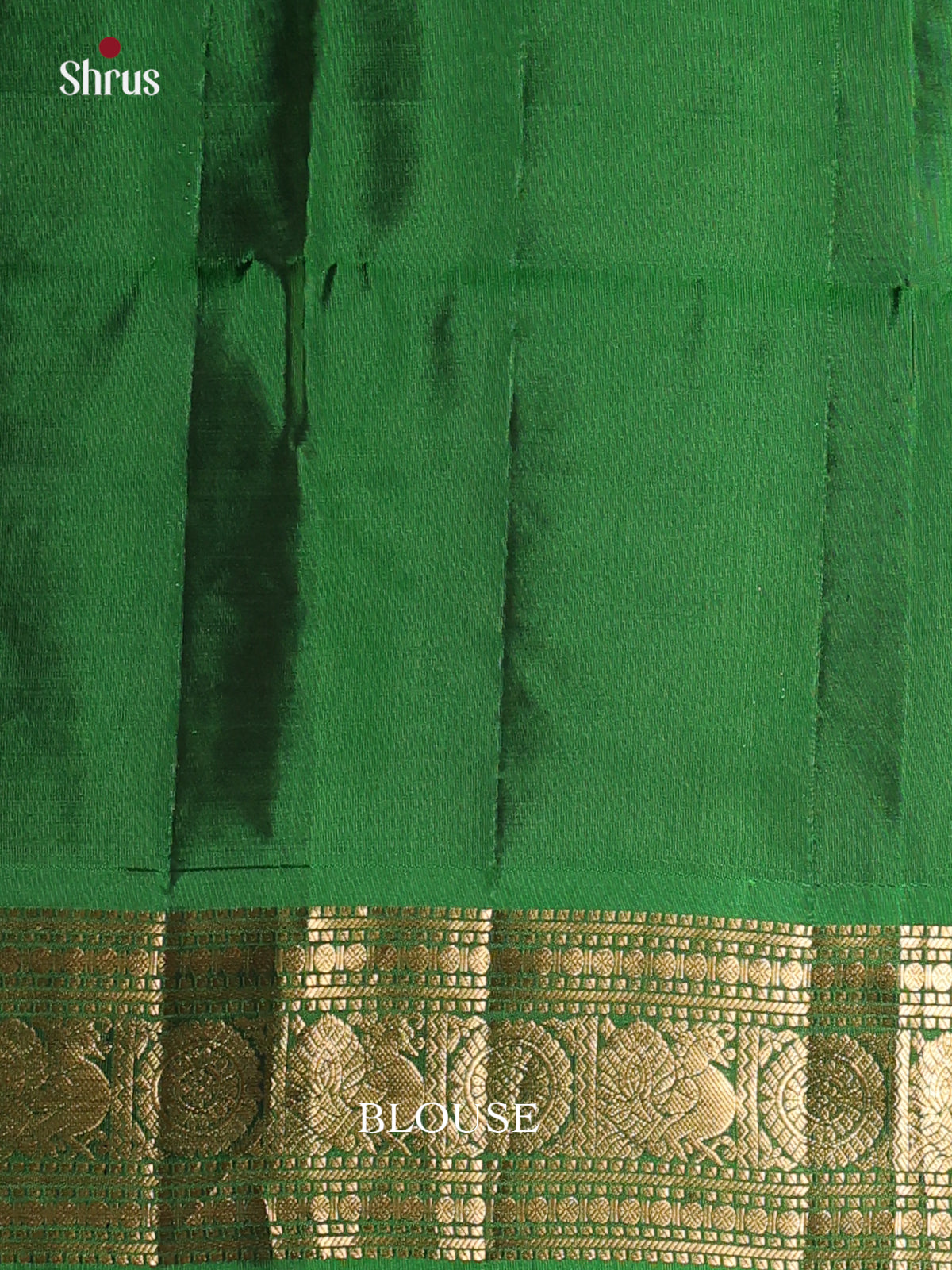 Eggplant & Green - Softsilk-halfpure Saree - Shop on Shrus.com