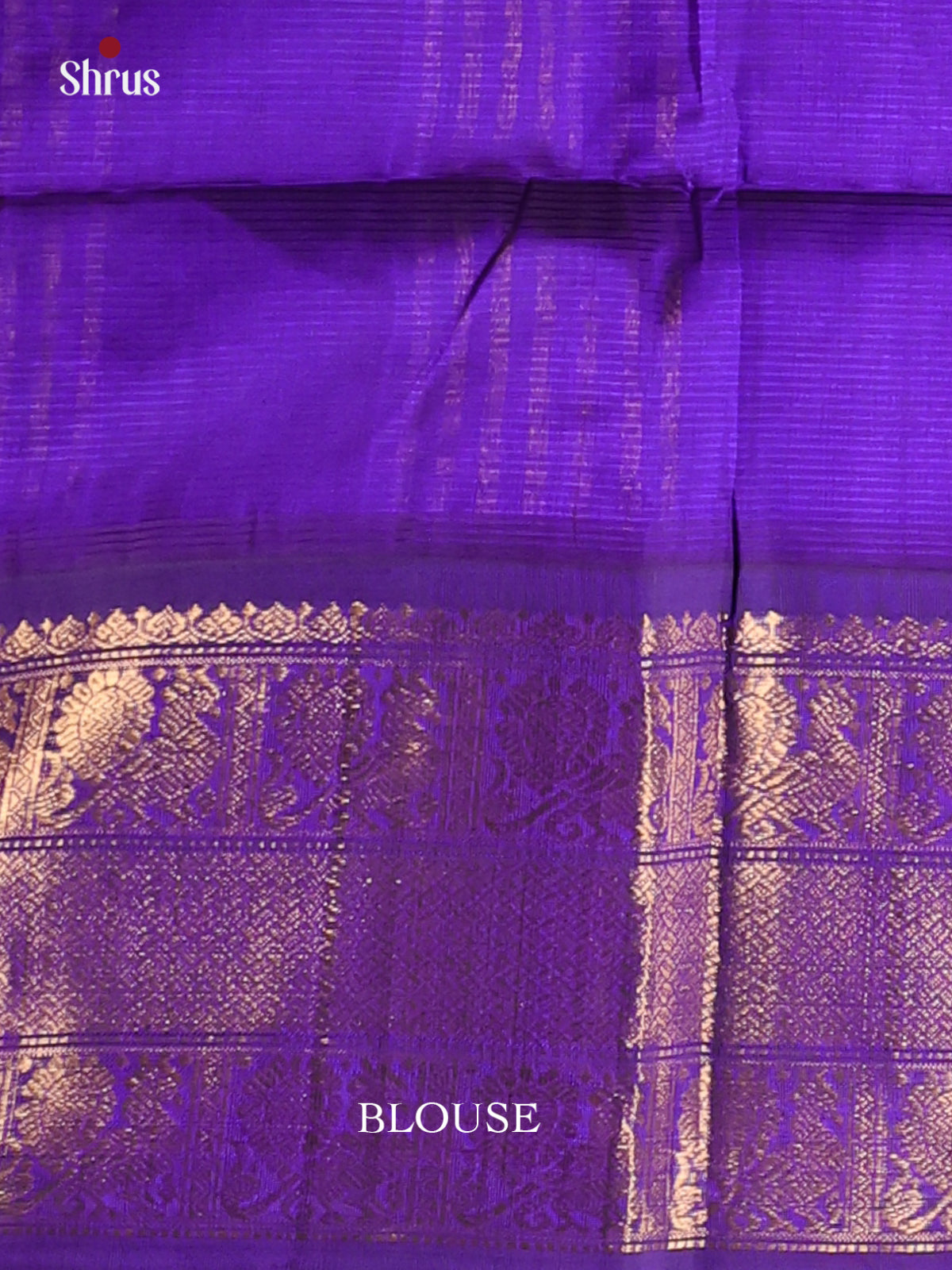 Pastel Green & Violet - Silk Cotton Saree - Shop on Shrus.com