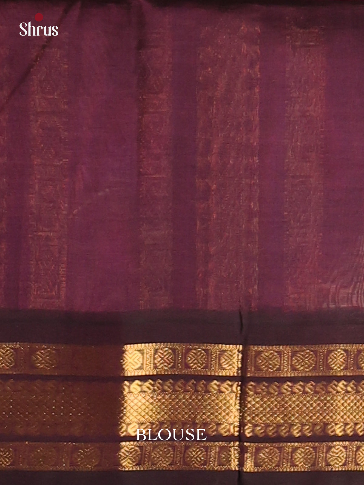 Yellow & Brown- Silk Cotton Saree - Shop on Shrus.com