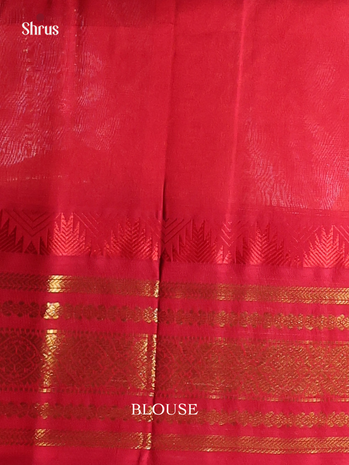 Pink & Red - Silk Cotton Saree - Shop on Shrus.com