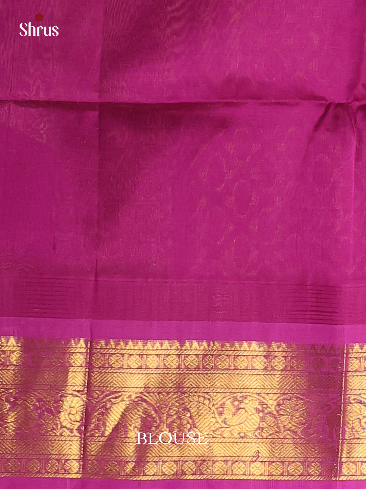 Yellow & Majenta - Silk Cotton Saree - Shop on Shrus.com