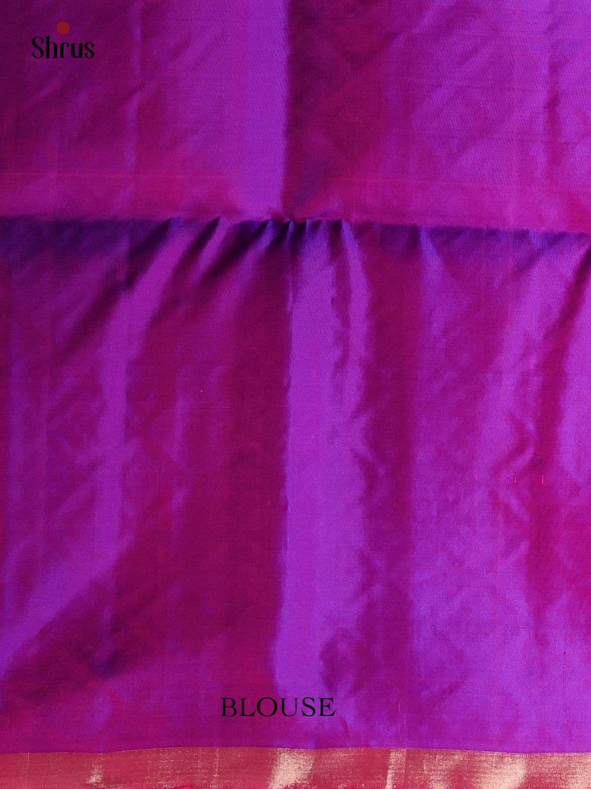 Vibrant Red & Purple Checked Soft Silk Saree with Zari, Opulent Border & Brocade Pallu-2