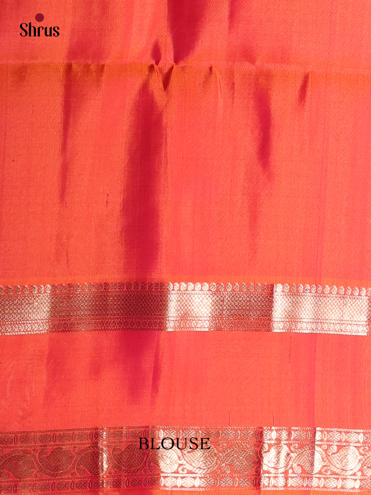 Majenta & Orange - Soft Silk Saree - Shop on Shrus.com