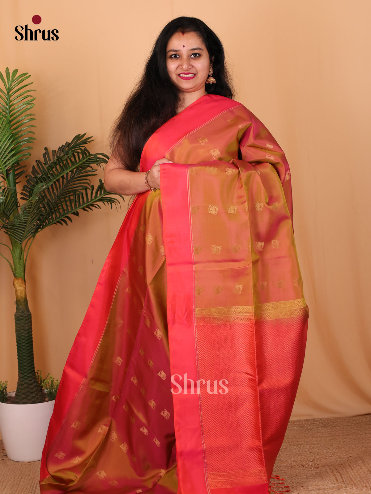 DAS23110 - Softsilk-halfpure Saree - Shop on Shrus.com