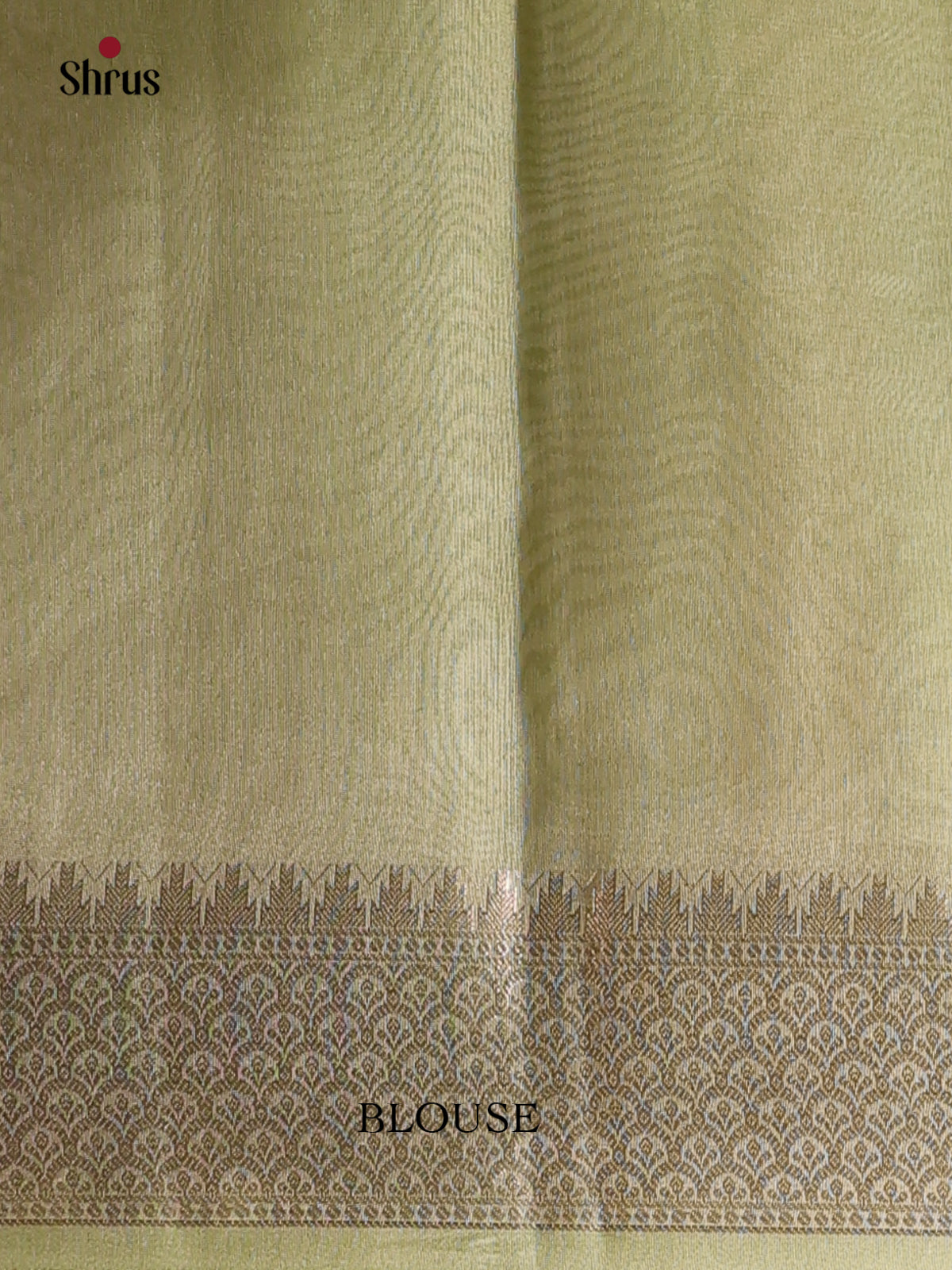 Green - Semi Tissue Saree - Shop on Shrus.com