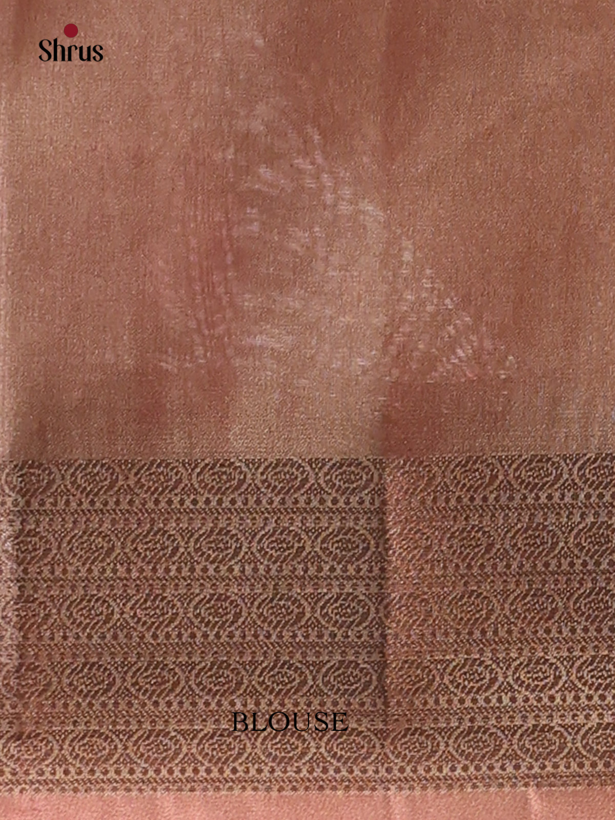 Rose Gold - Semi Tissue Saree - Shop on Shrus.com