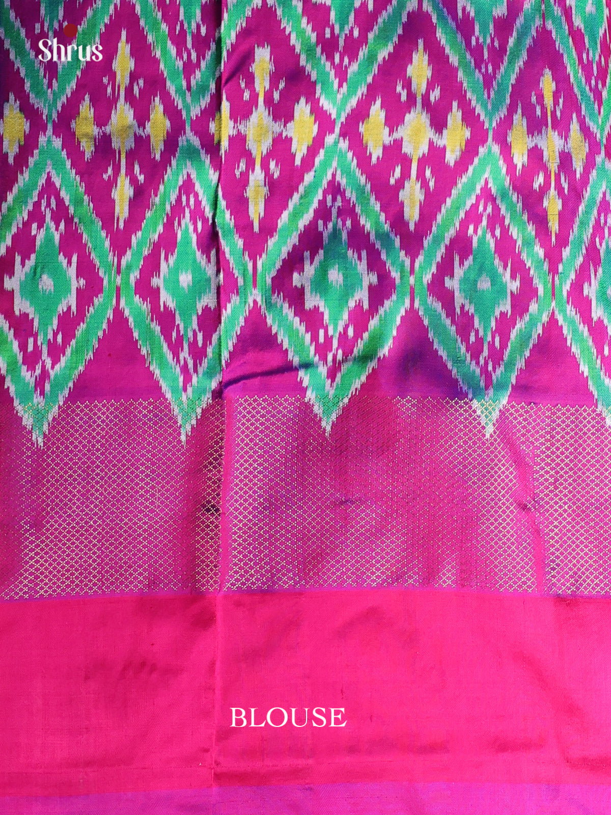 Grey & Purple - Ikkat Silk Saree - Shop on Shrus.com