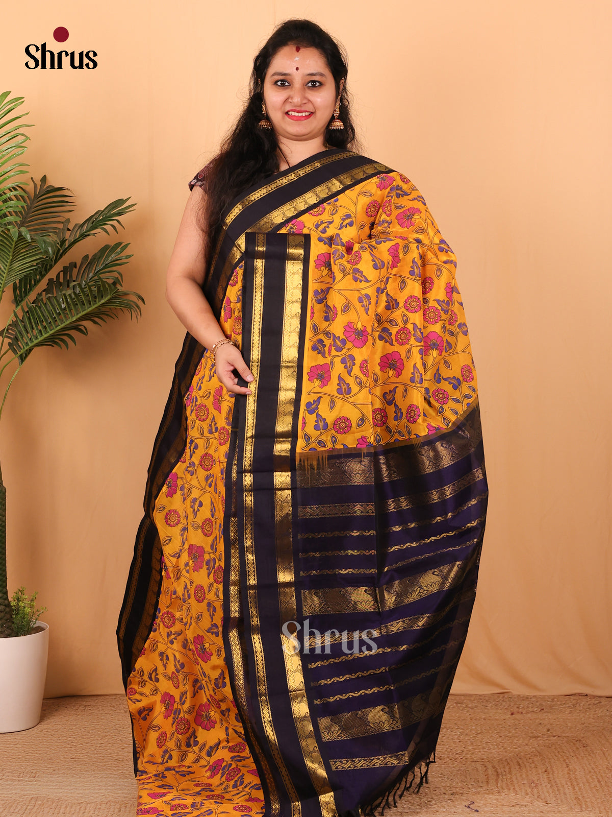 Mustard & Violet - Hindolam Saree - Shop on Shrus.com