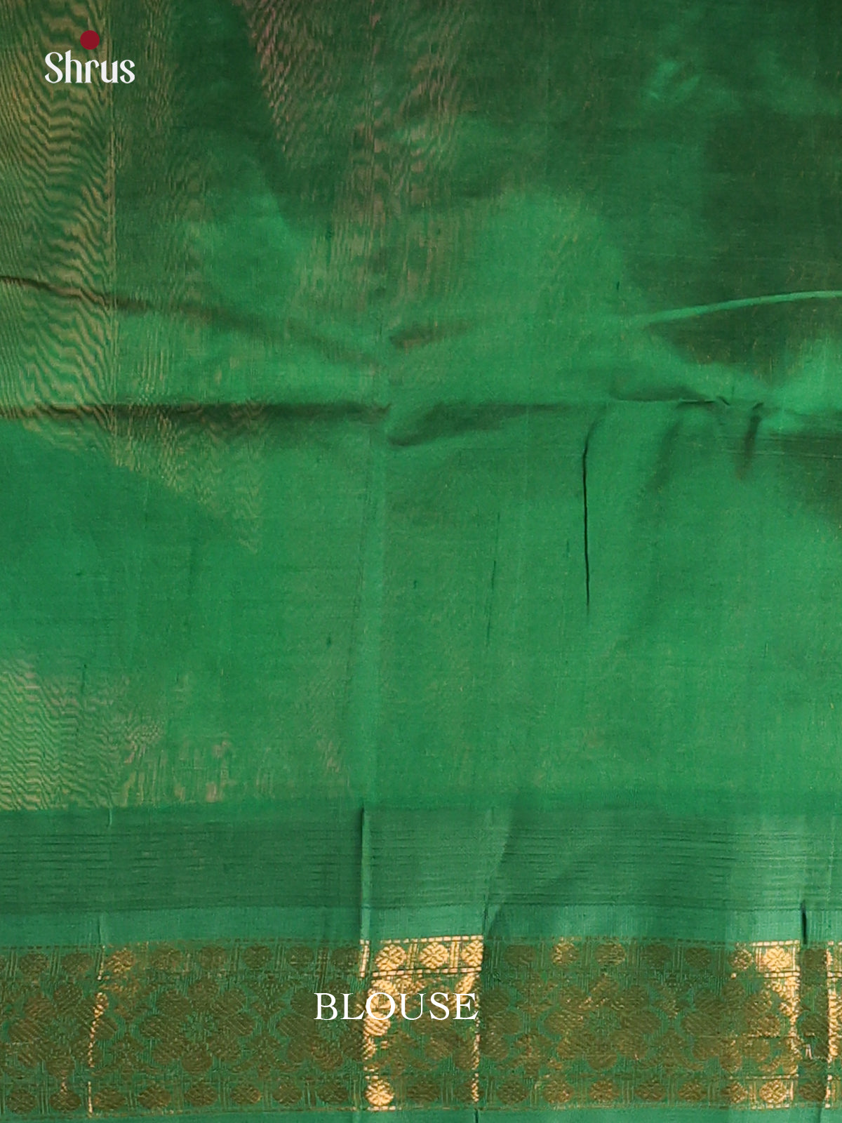 Peachish Pink & Green - Hindolam Saree - Shop on Shrus.com