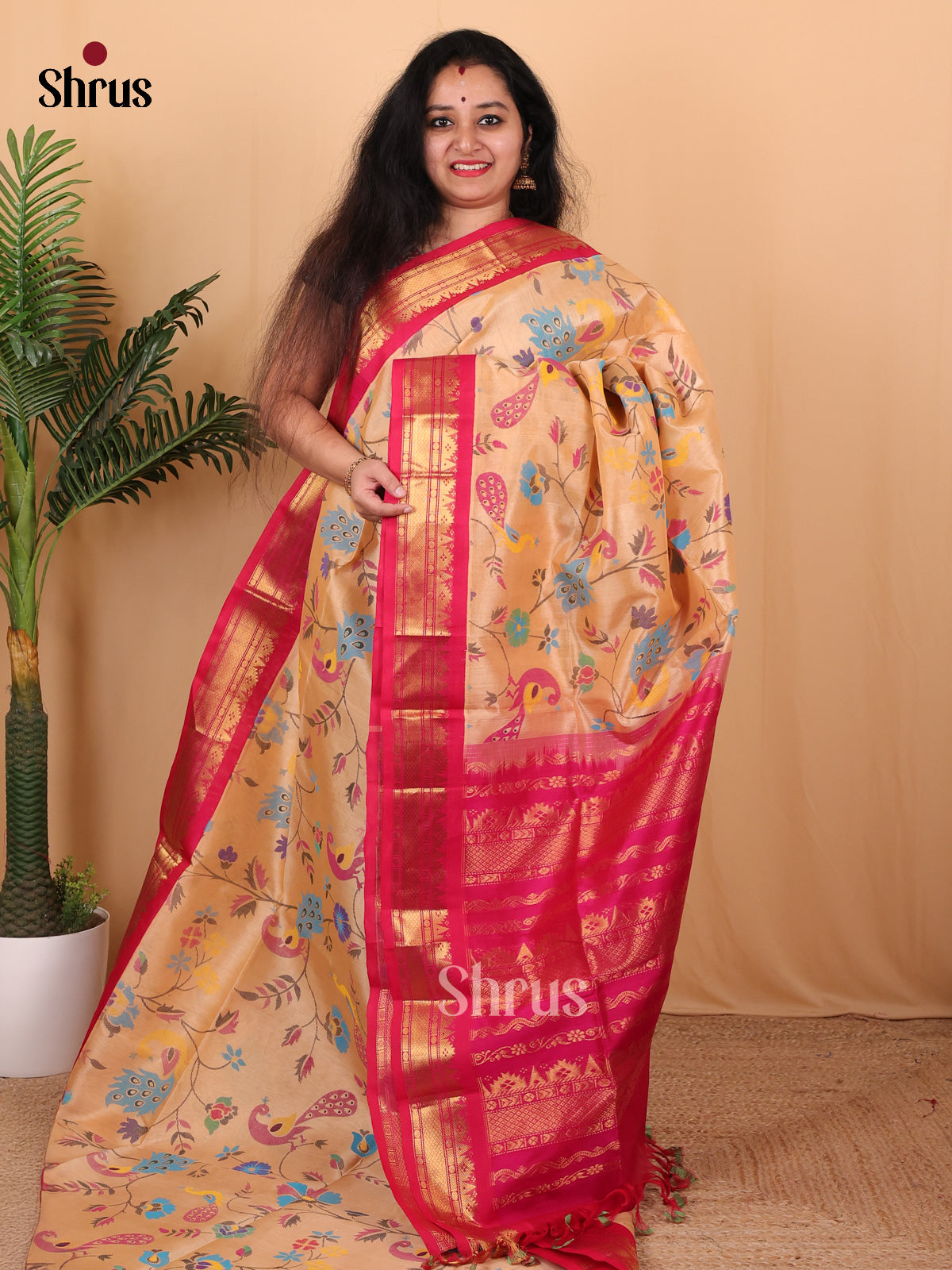 DAS24038 - Hindolam Saree - Shop on Shrus.com