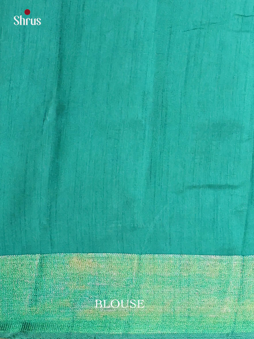 Purple & Green - Semi Patola Saree - Shop on Shrus.com