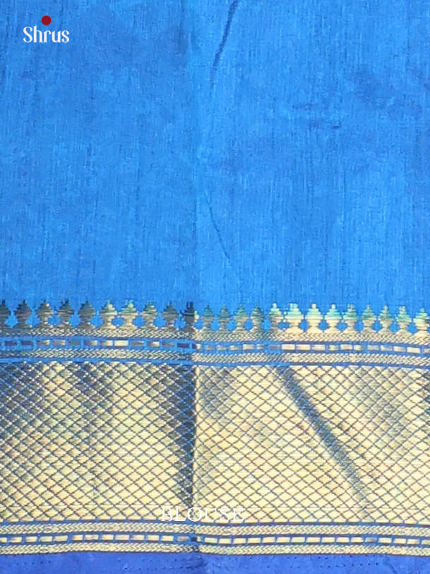 Blue - Semi Patola Saree - Shop on Shrus.com