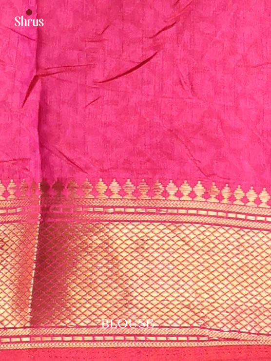 Purple & Pink - Semi Patola Saree - Shop on Shrus.com