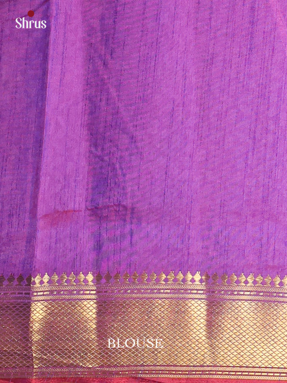 Pink & Purple - Semi Patola Saree - Shop on Shrus.com