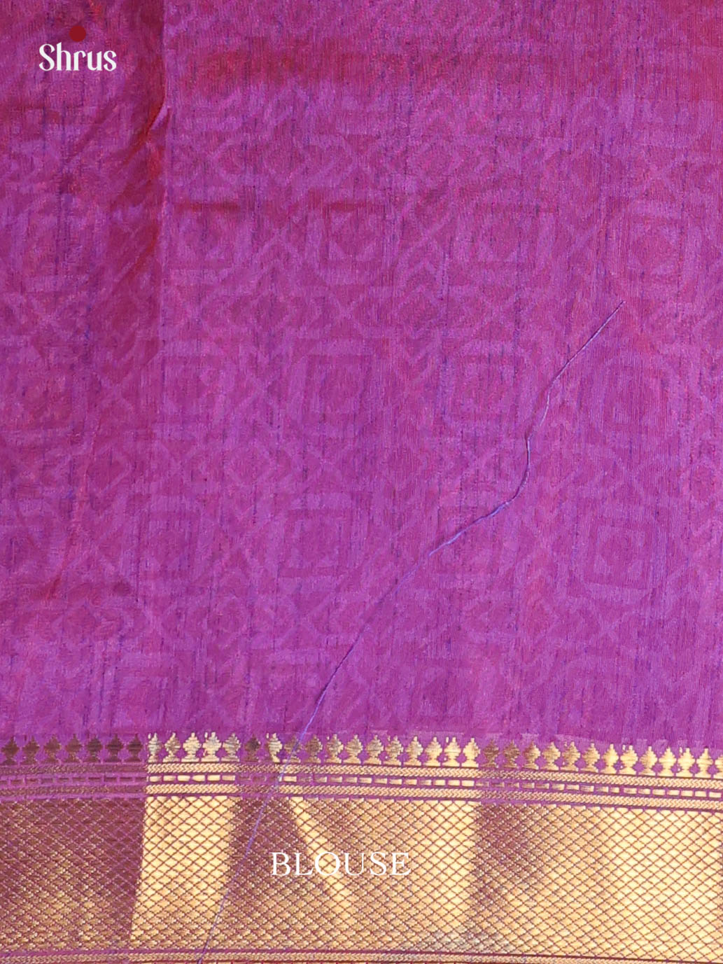 Pink & Purple - Semi Patola Saree - Shop on Shrus.com