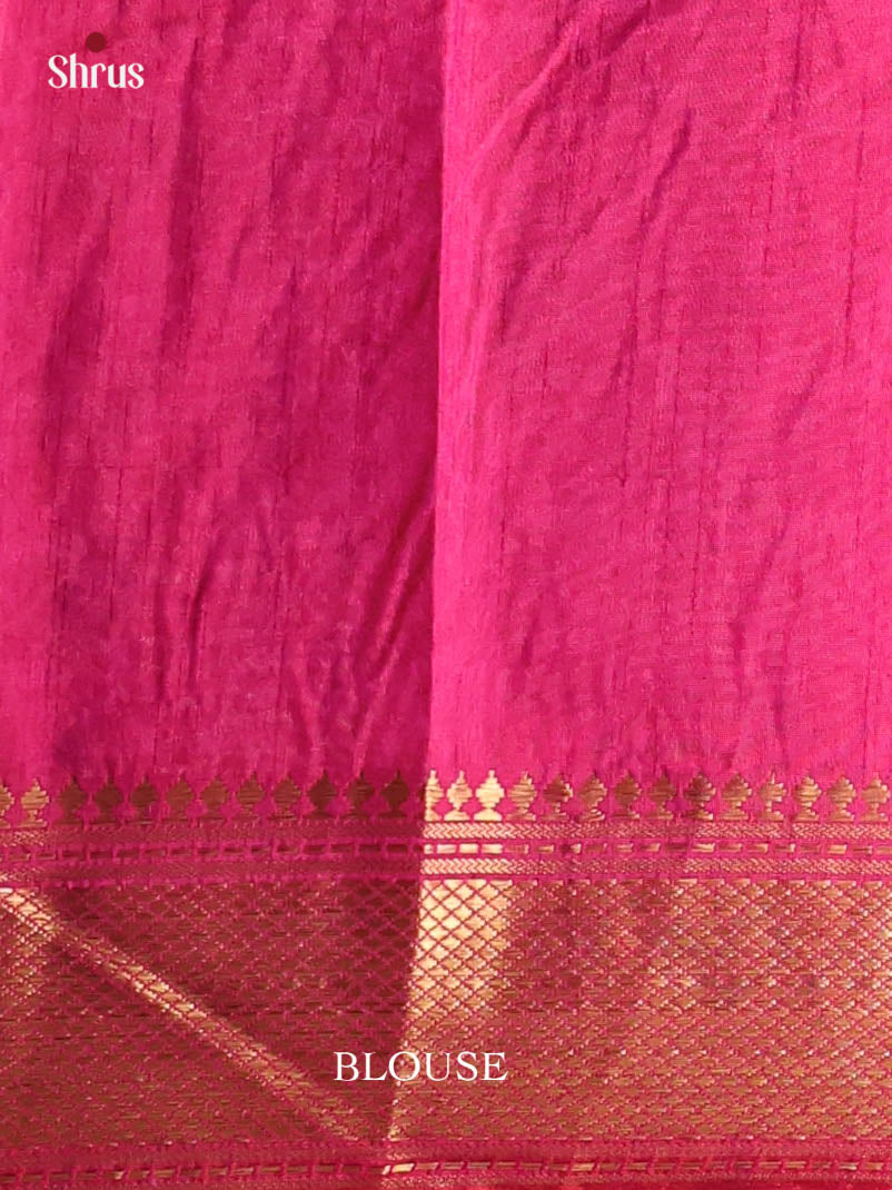 Purple & Pink - Semi Patola Saree - Shop on Shrus.com