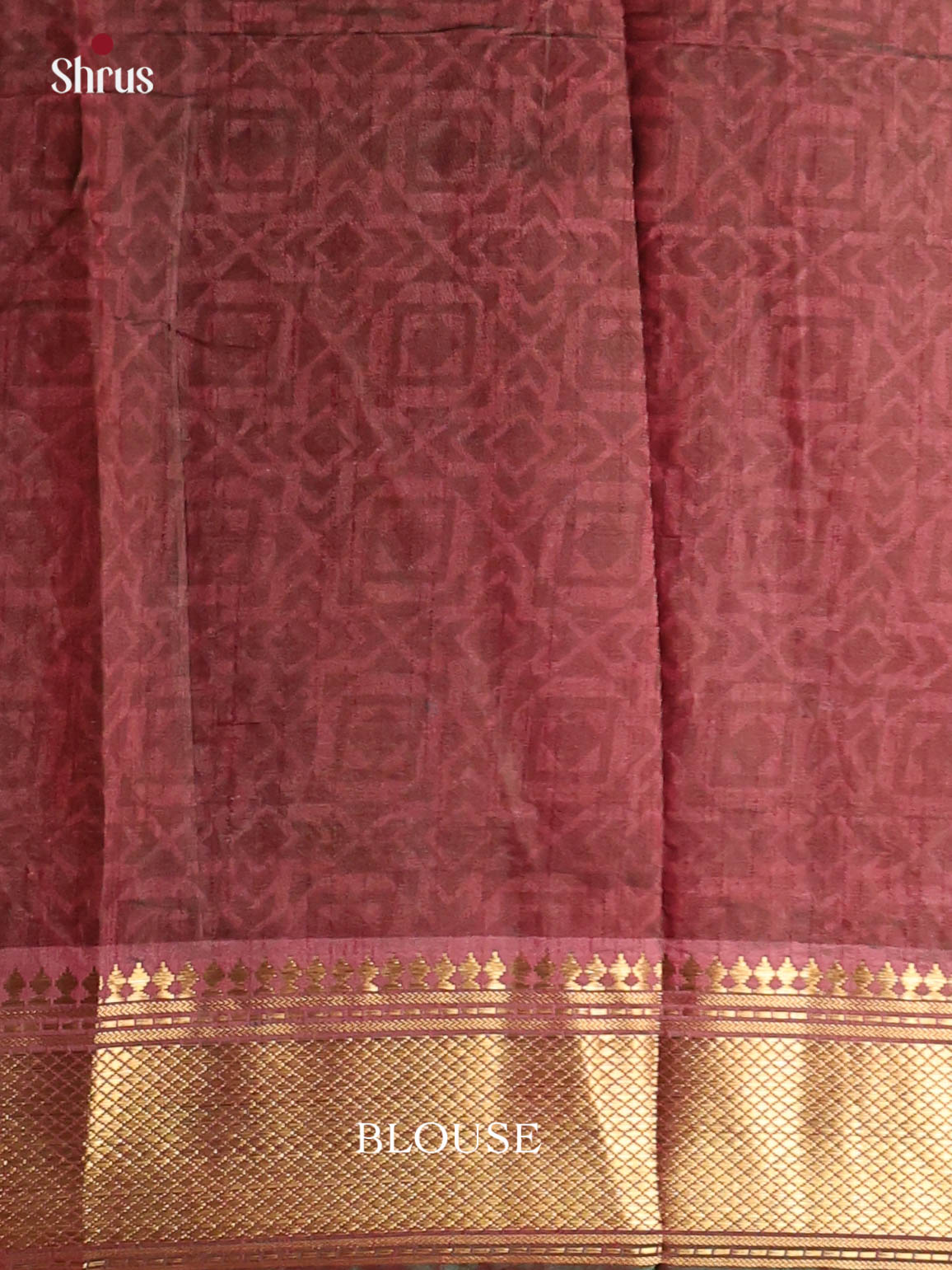 Green & Brown - Semi Patola Saree - Shop on Shrus.com