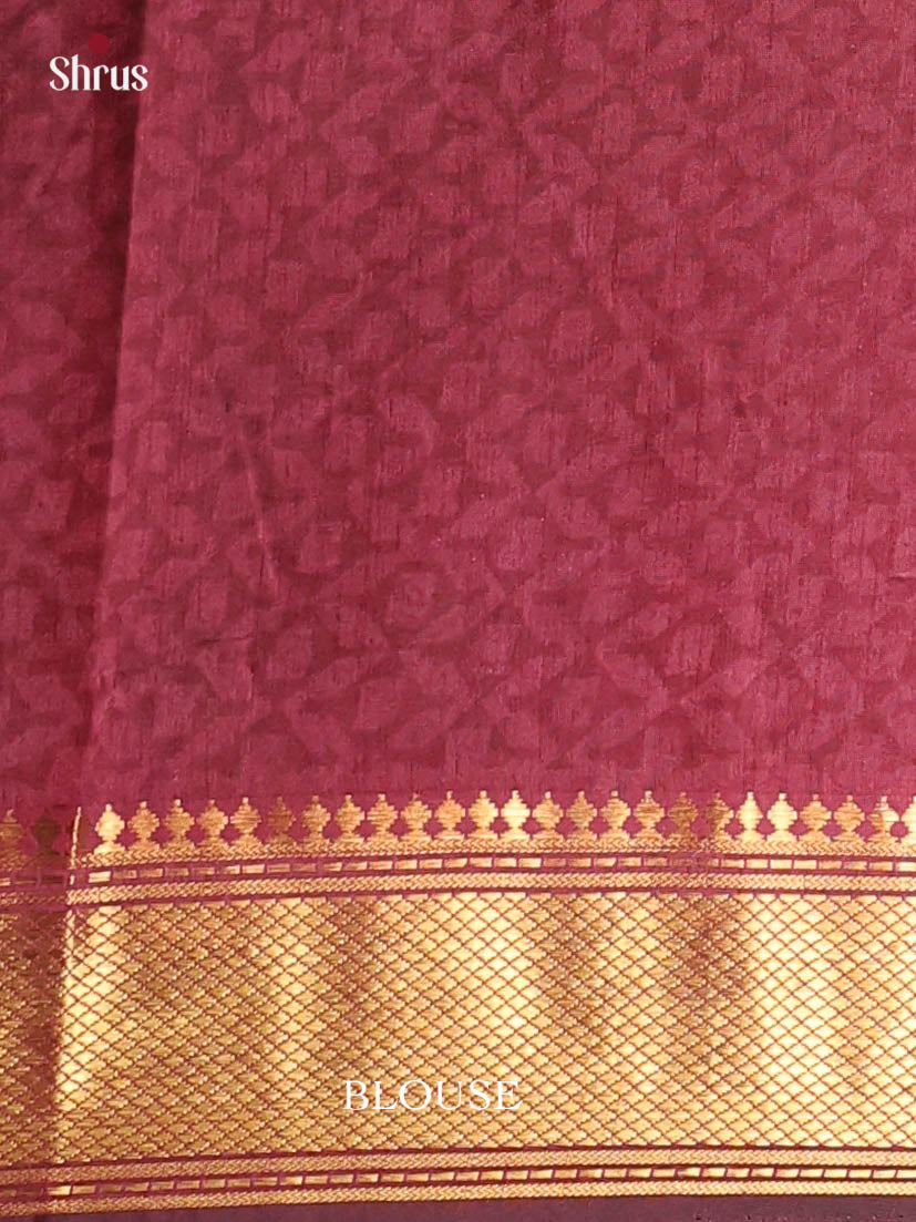 Black & Maroon - Semi Patola Saree - Shop on Shrus.com