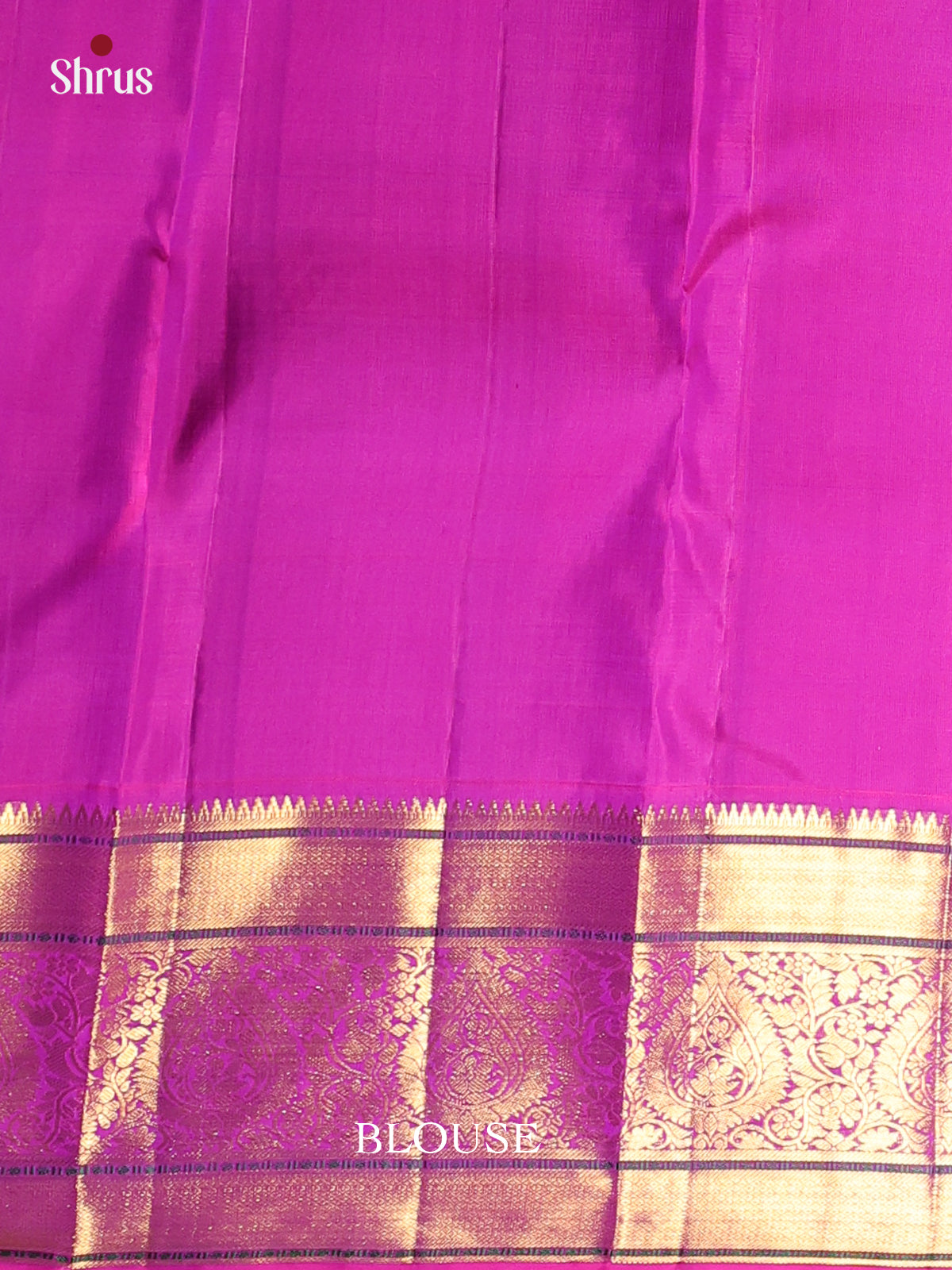 Green & Majenta - Kanchipuram silk Saree - Shop on Shrus.com