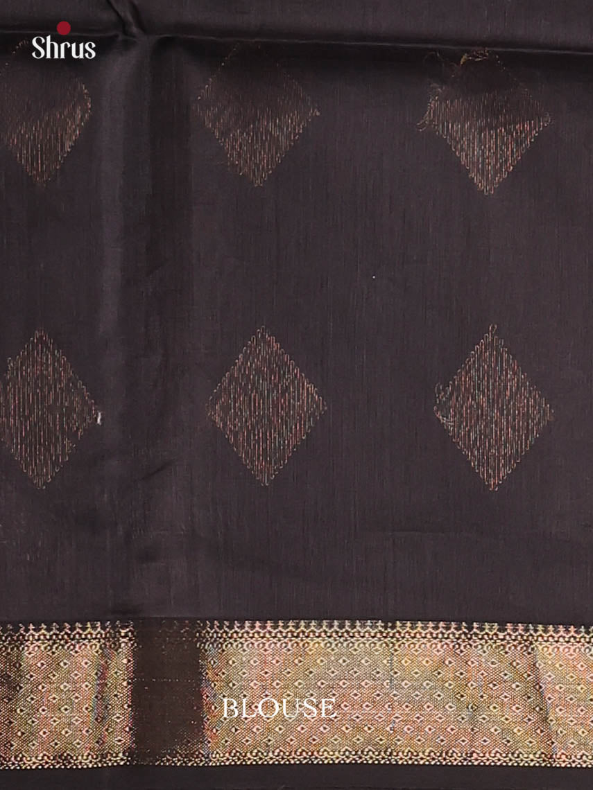 Green & Black - Maheshwari silkcotton Saree - Shop on Shrus.com