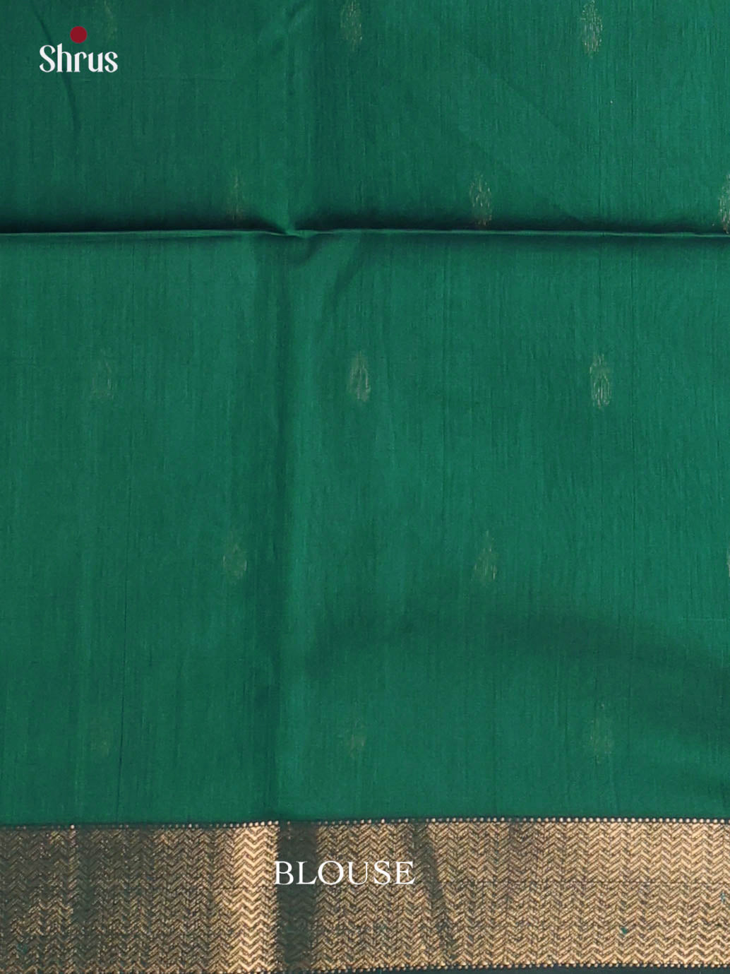 Green(single Tone) - Maheshwari silkcotton Saree - Shop on Shrus.com