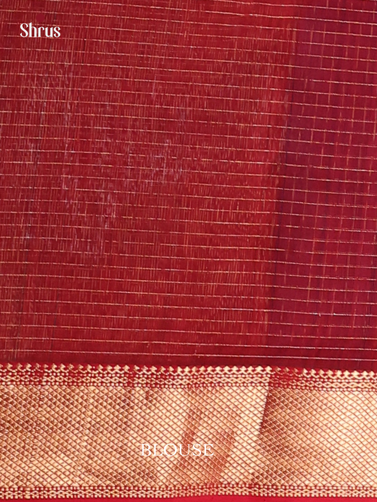 Violet & Maroon - Maheshwari silkcotton Saree - Shop on Shrus.com