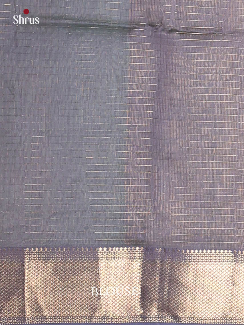 Green & Grey - Maheshwari silkcotton Saree - Shop on Shrus.com
