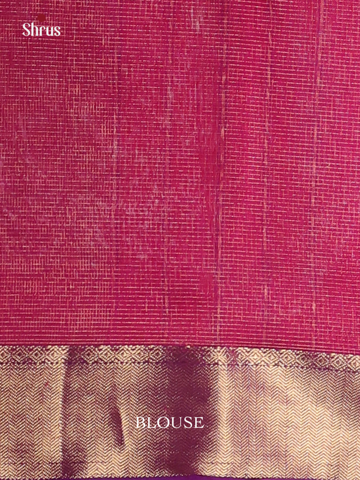 Red(Single Tone) - Maheshwari silkcotton Saree - Shop on Shrus.com
