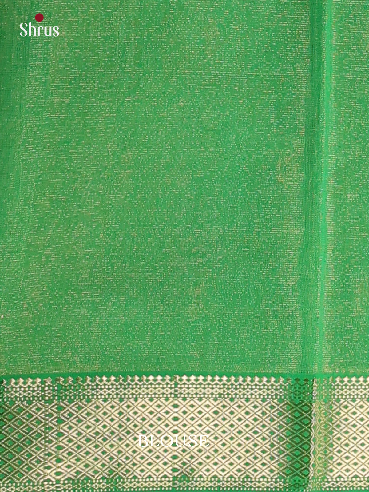 Lite Green & Green - Maheshwari silkcotton Saree - Shop on Shrus.com
