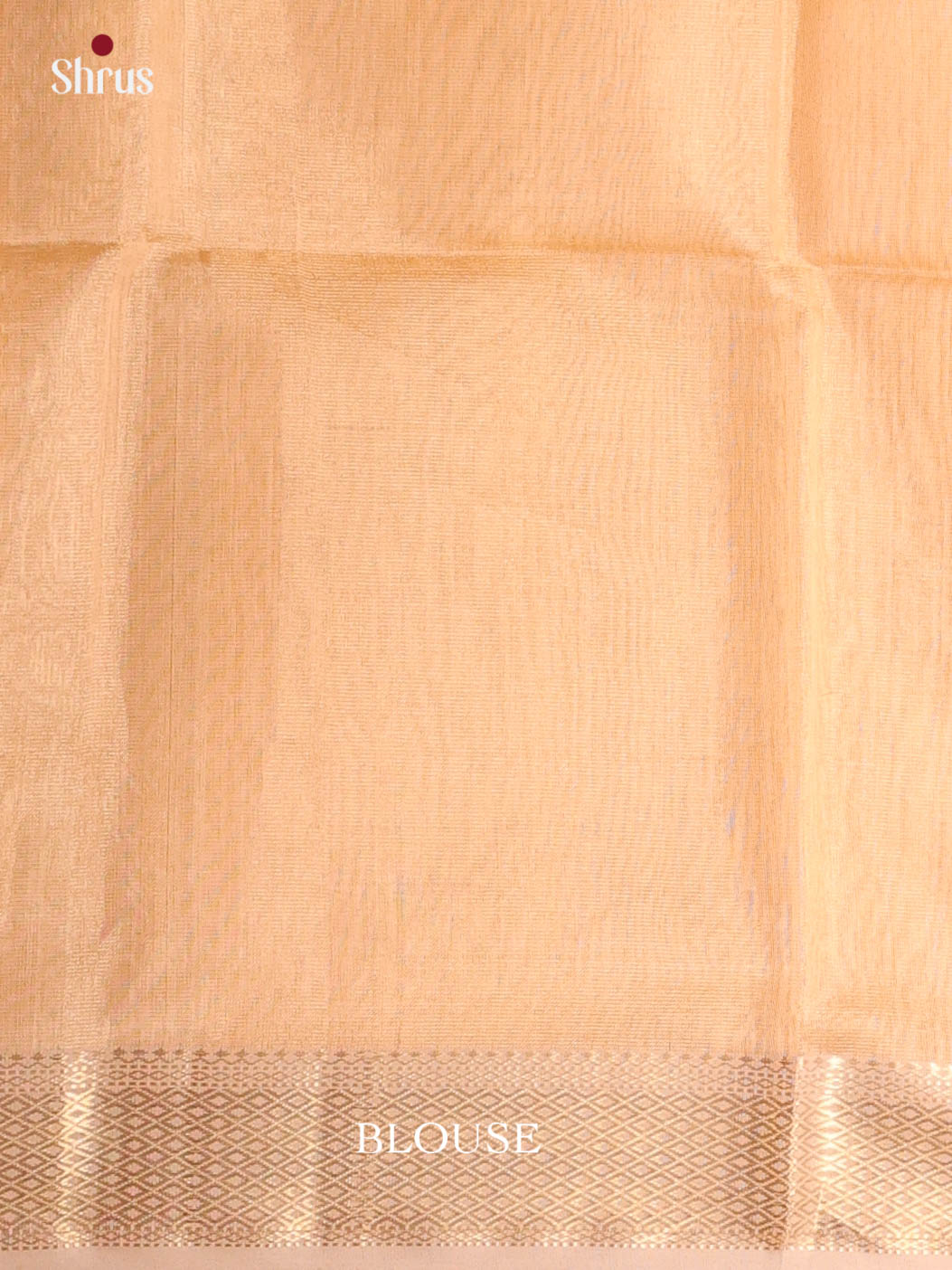 Sandal(Single Tone)- Maheshwari silkcotton Saree - Shop on Shrus.com
