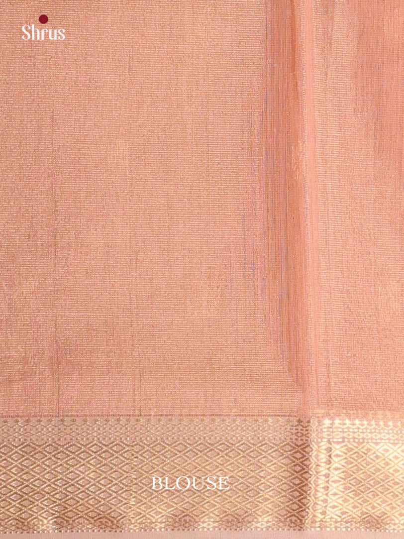 Lite Brown(Single Tone)- Maheshwari silkcotton Saree - Shop on Shrus.com